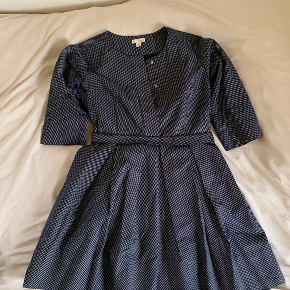 GAP dot pattern quarter sleeve dress - Picture 2 of 5